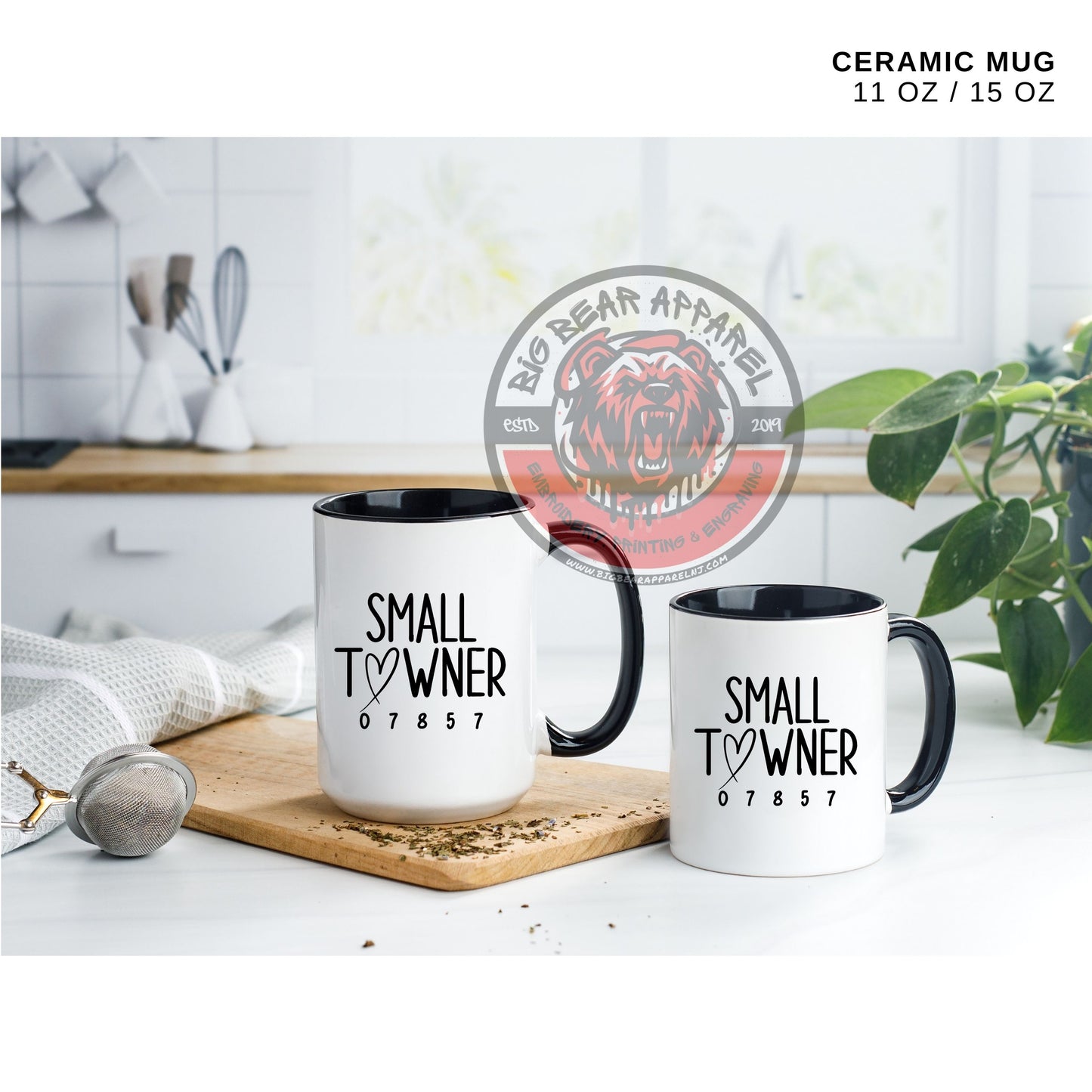 Zip Code Small Towner Mug