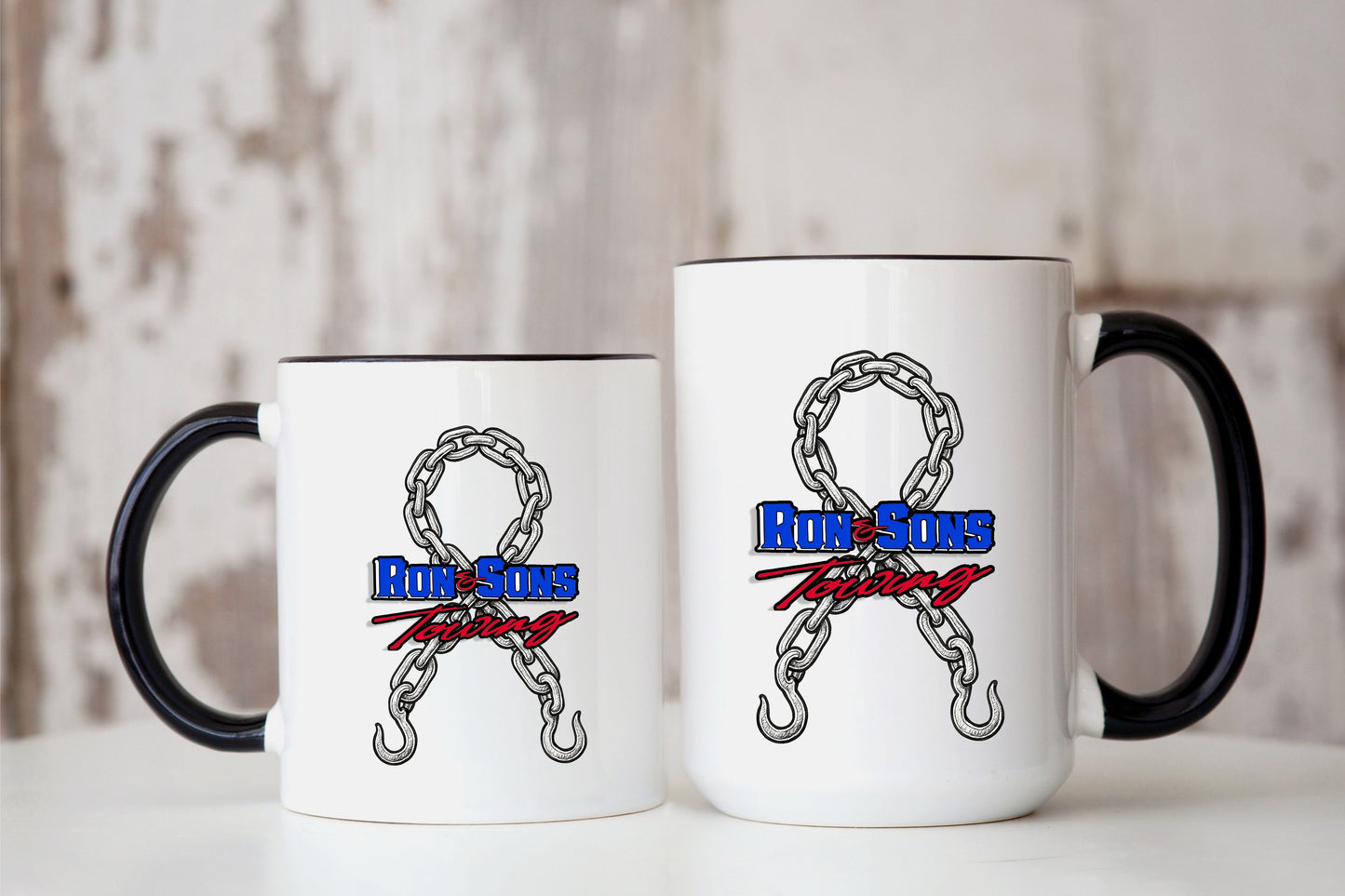 Ron & Sons Tow Chain Memorial Mug - DJ Ortiz