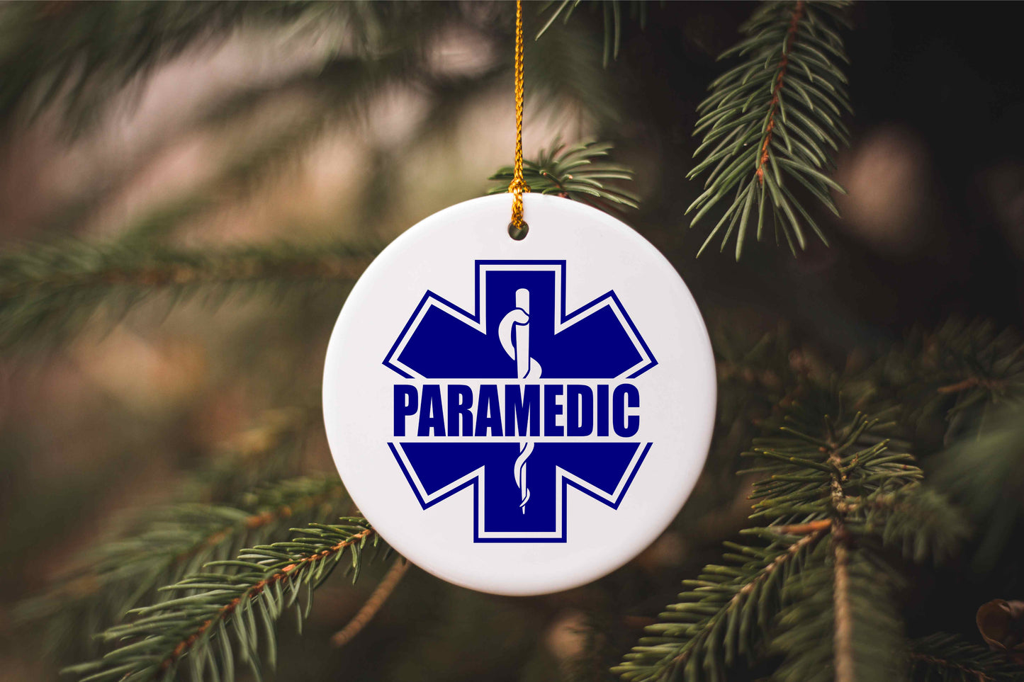 Paramedic Star of Life Ornament