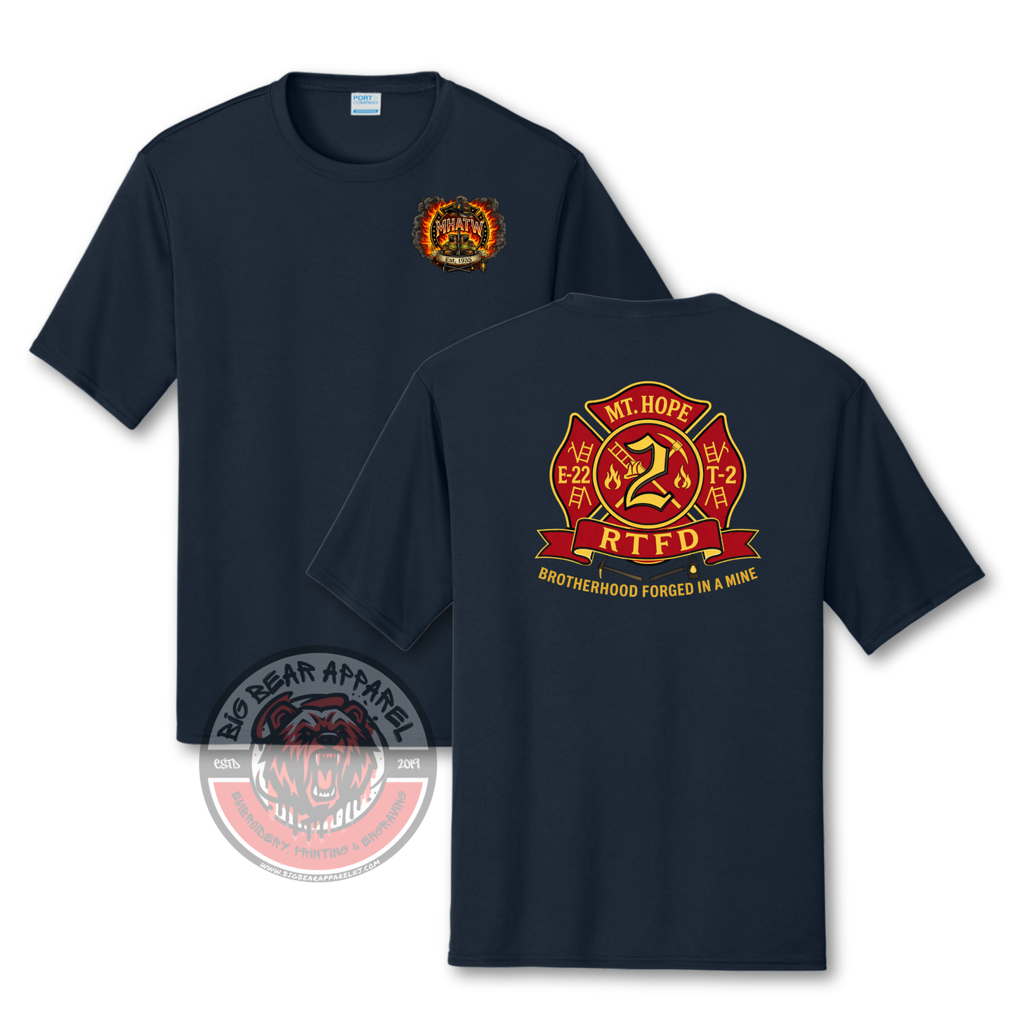 Mt. Hope Fire Short Sleeve Performance T-Shirt