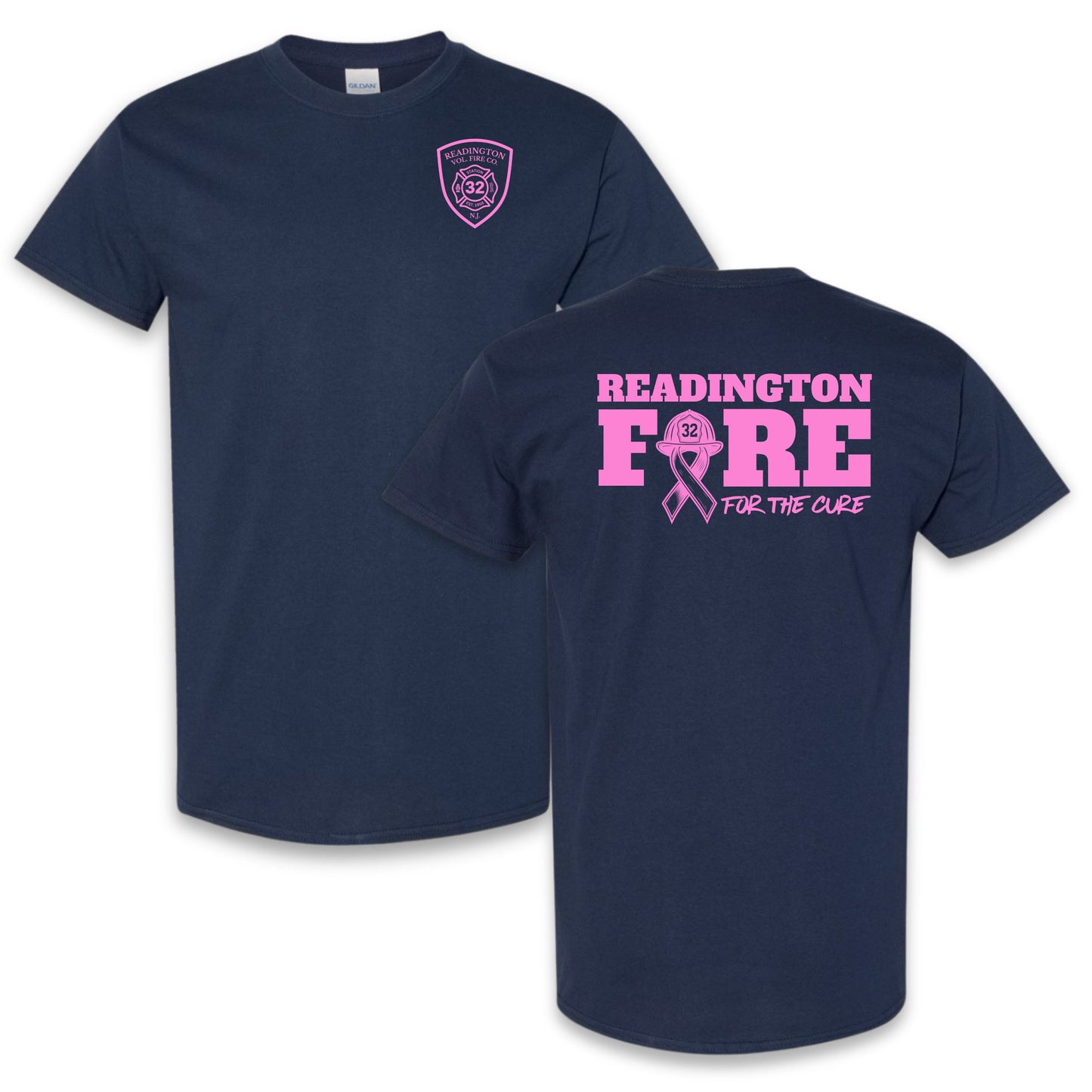 RVFC Short Sleeve Breast Cancer Adult Short Sleeve T-Shirt