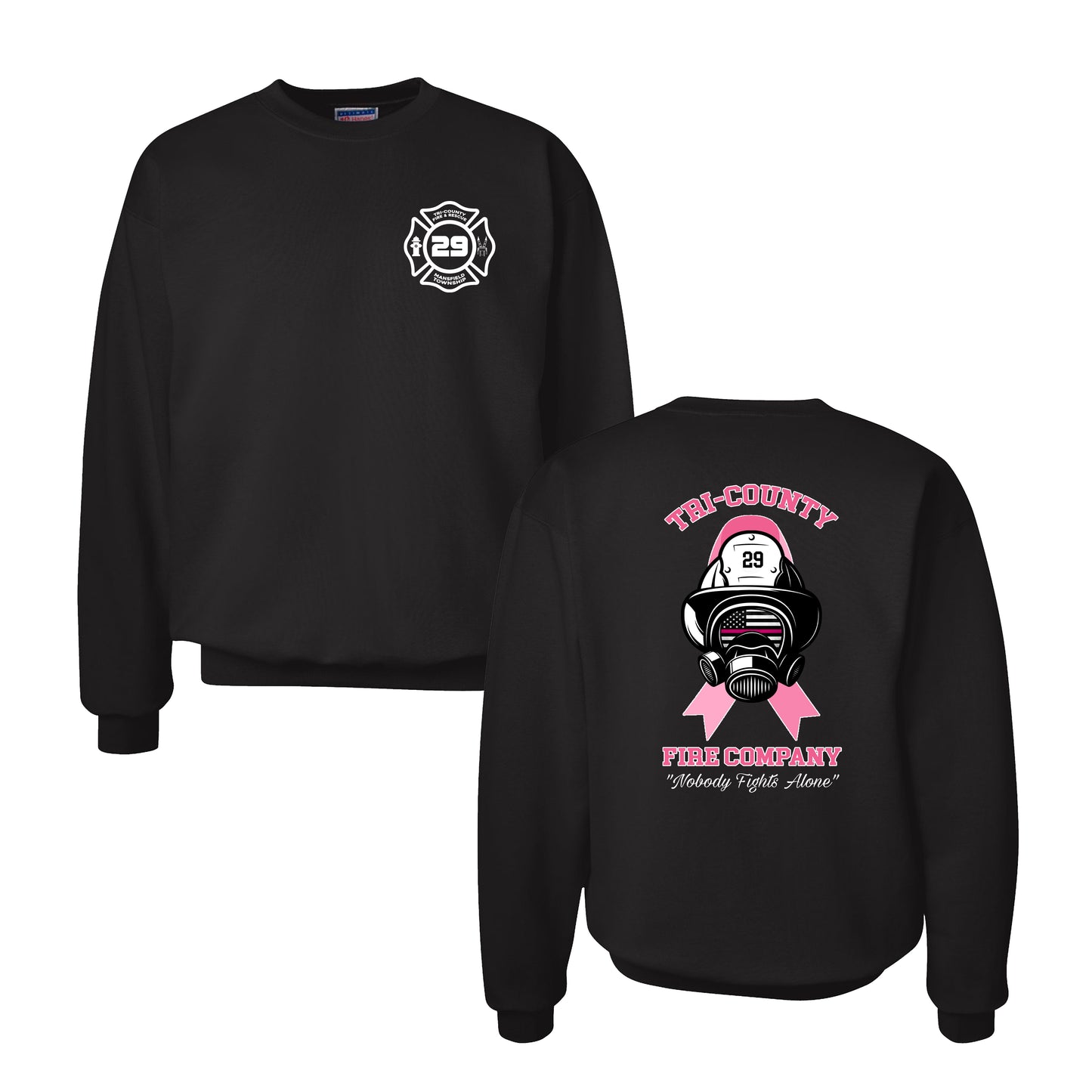 Tri-County Breast Cancer Awareness Crewneck Sweatshirt