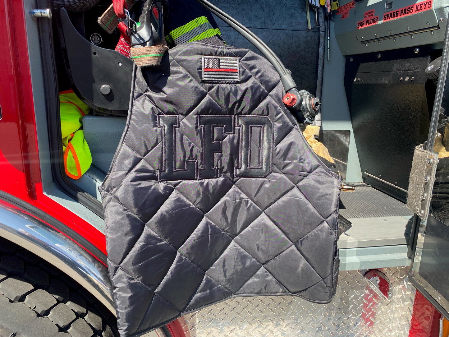 Custom Quilted "The Finest" Vest Department Abbreviation