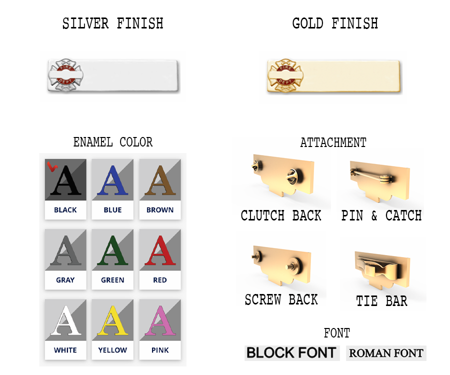 Smith & Warren | Custom Maltese Nameplate 3"H x 0.75" W (2 LINES)