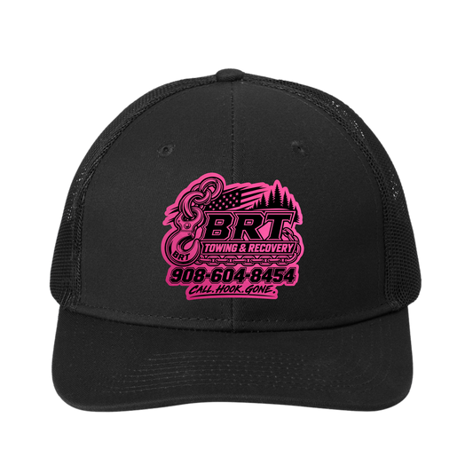 BRT Port Authority® Snapback Trucker Cap w/ Engraved Patch