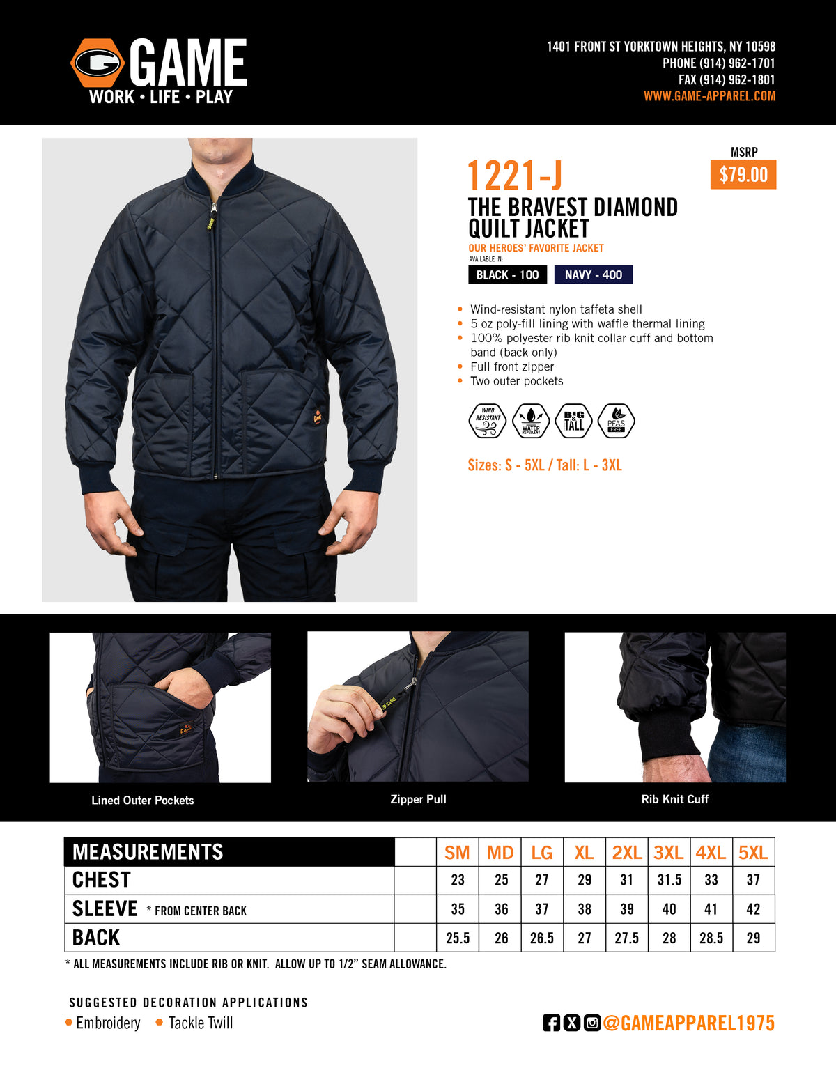 Custom GAME The Bravest Diamond Quilted Jacket