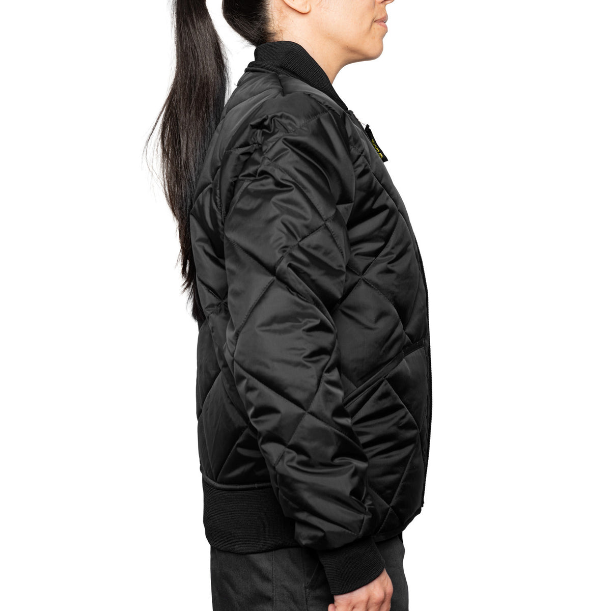 Custom GAME The Bravest Ladies Fit Diamond Quilted Jacket