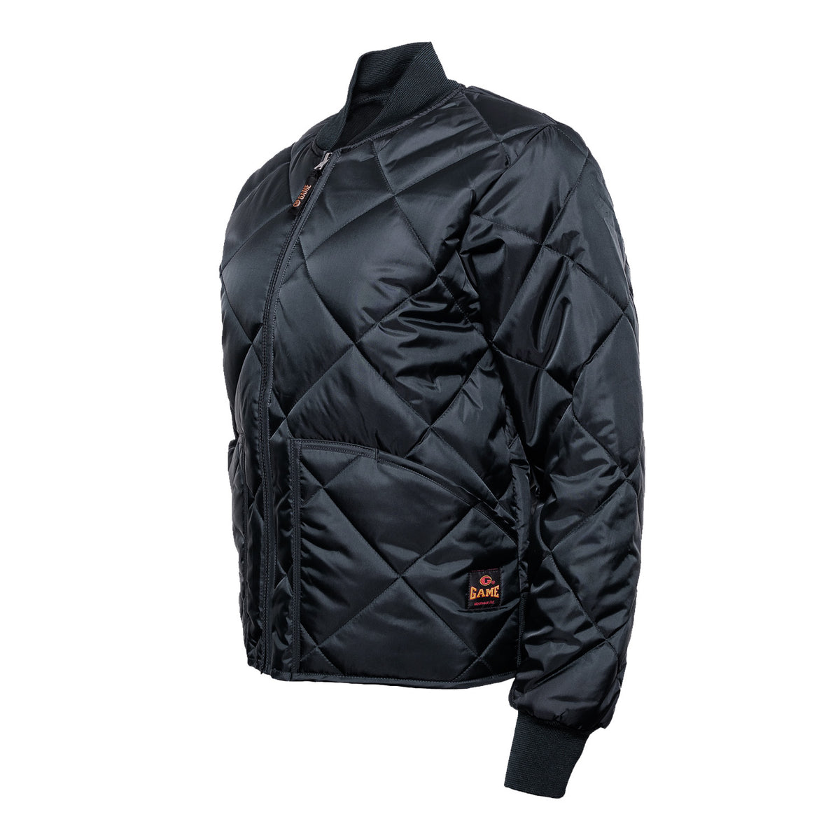 Custom GAME The Bravest Ladies Fit Diamond Quilted Jacket