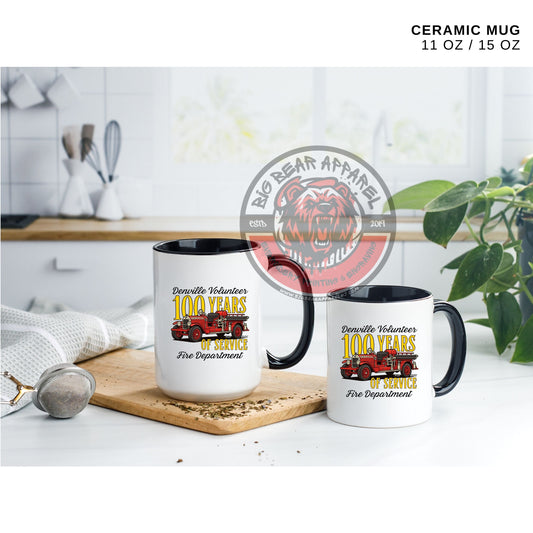 Denville Fire 100th Anniversary Ceramic Mug