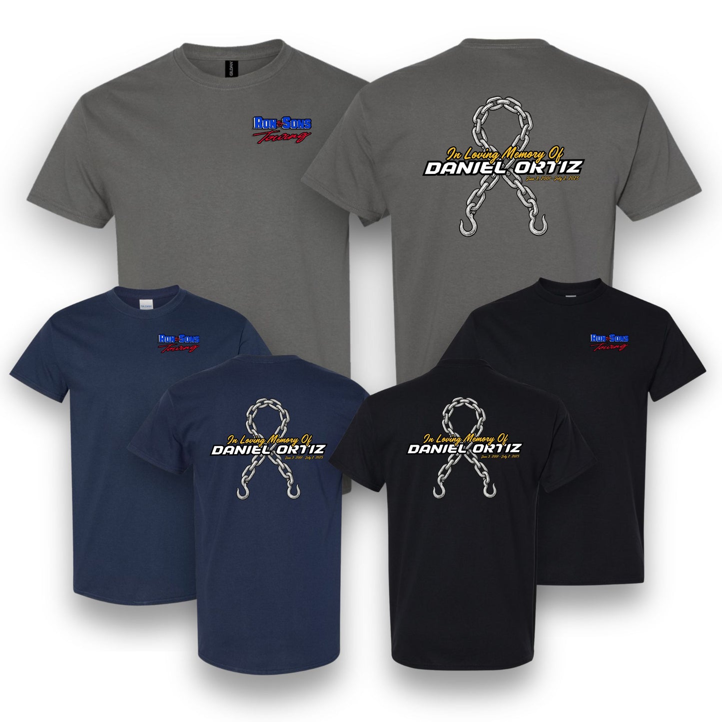 Tow Chain Memorial T-Shirt - DJ Ortiz