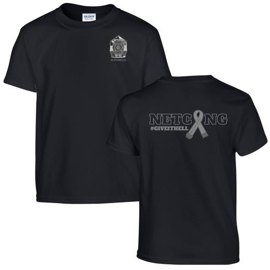 Netcong Fire Brain Cancer Awareness Short Sleeve T-Shirt