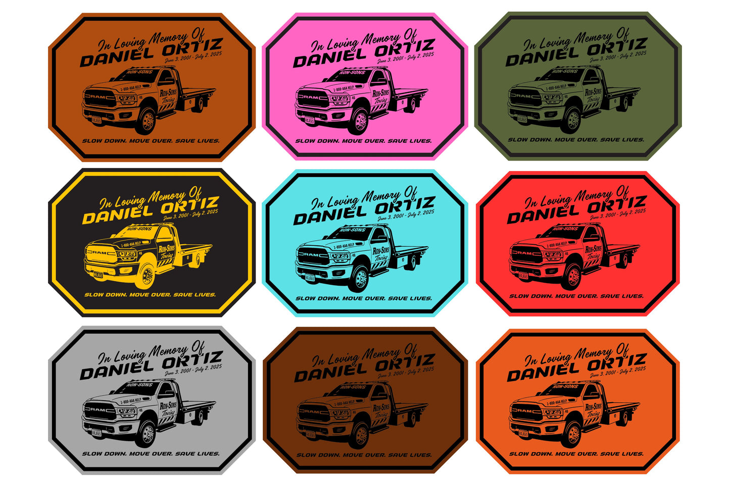 DJ Ortiz Memorial Mesh Trucker Cap