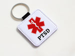 PTSD Emergency Medical Alert Keychain