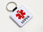 Lupus Emergency Medical Alert Keychain