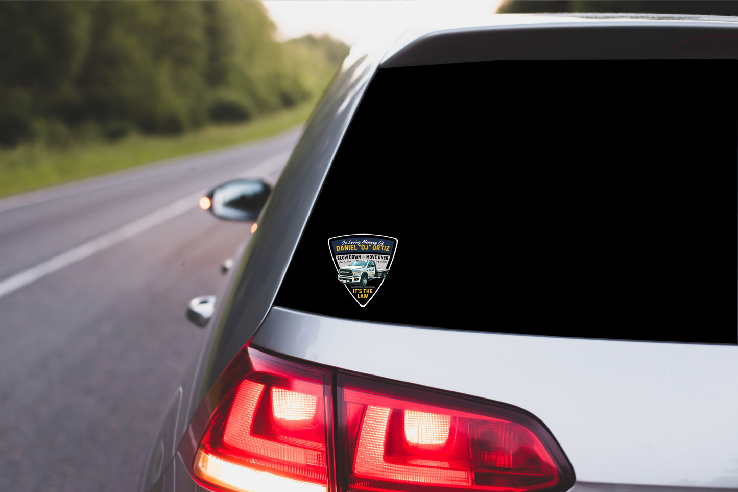 3x3 Memorial Sticker - DJ Ortiz