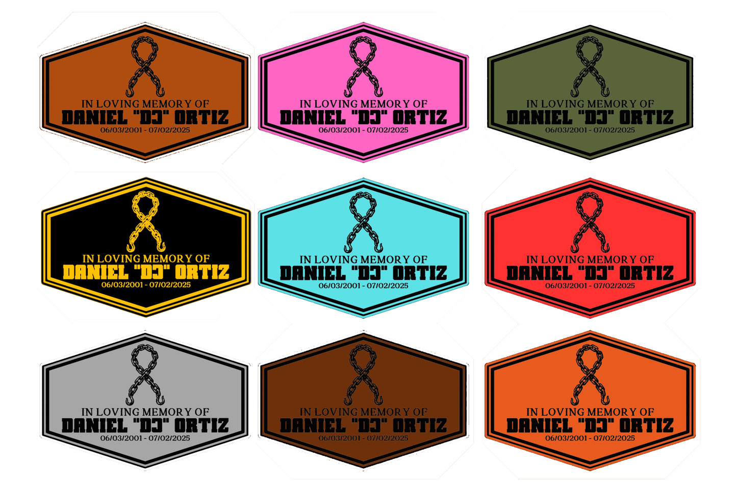 DJ Ortiz Memorial Mesh Trucker Cap