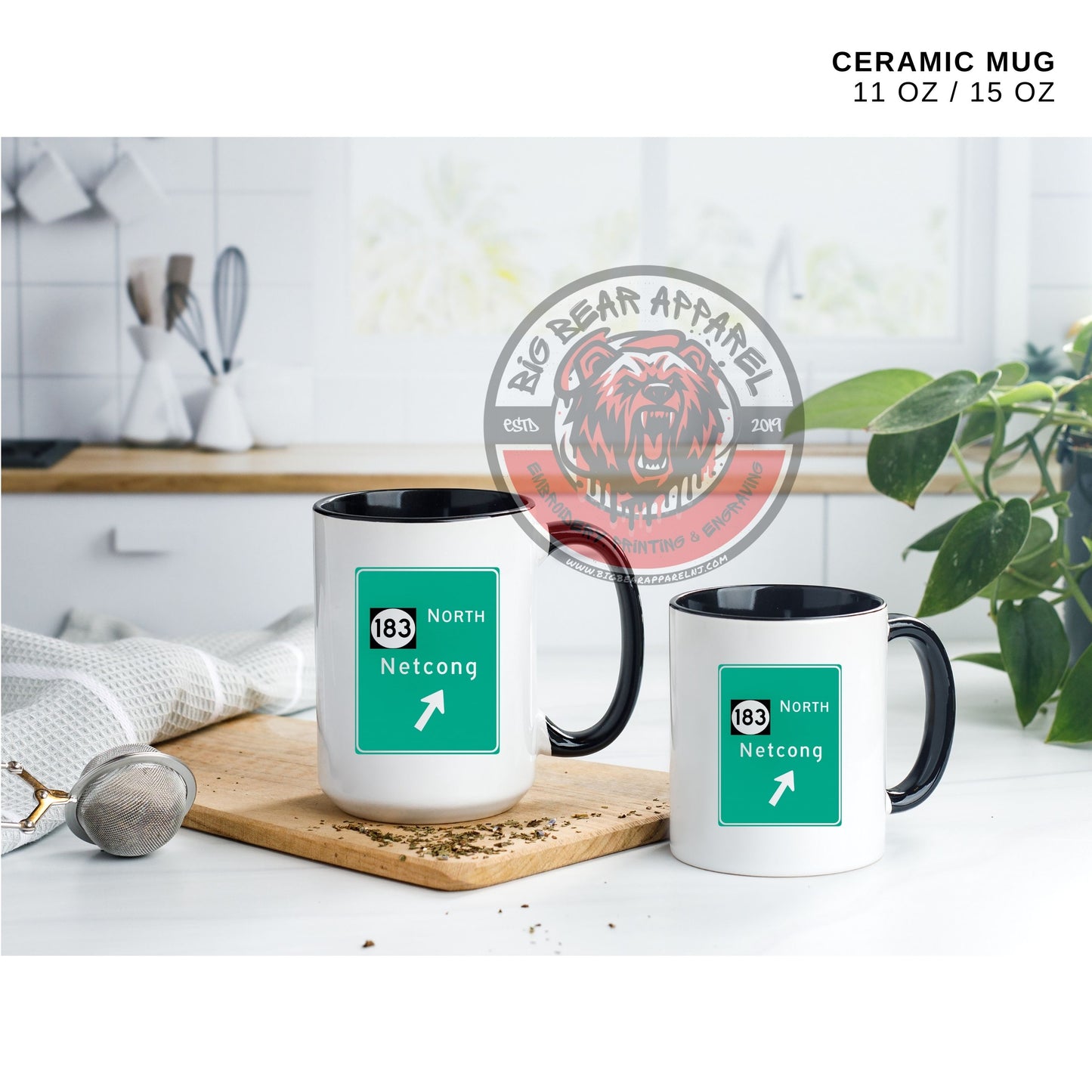 Netcong 183 Sign Mug