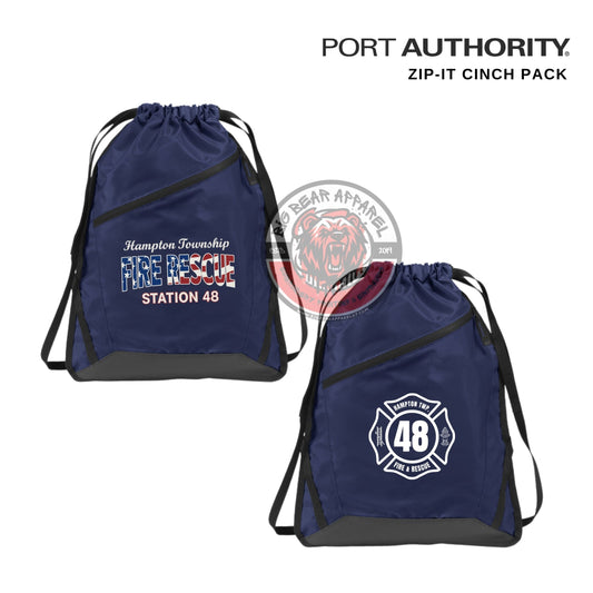 Hampton Fire Zip-it Cinch Pack