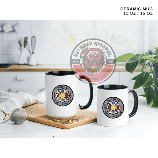 Denville Fire Ceramic Mug