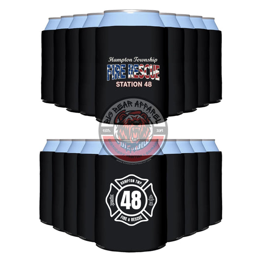 Hampton Fire Foam Can Koozie