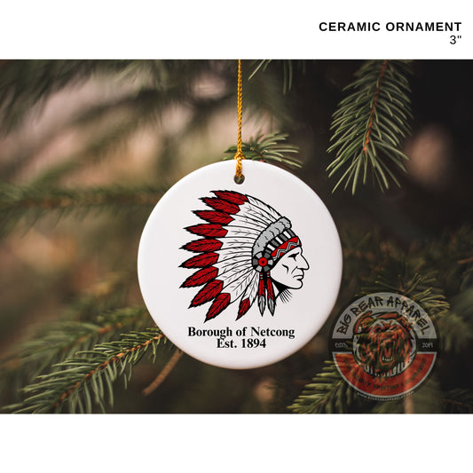 Borough of Netcong Ceramic Ornament