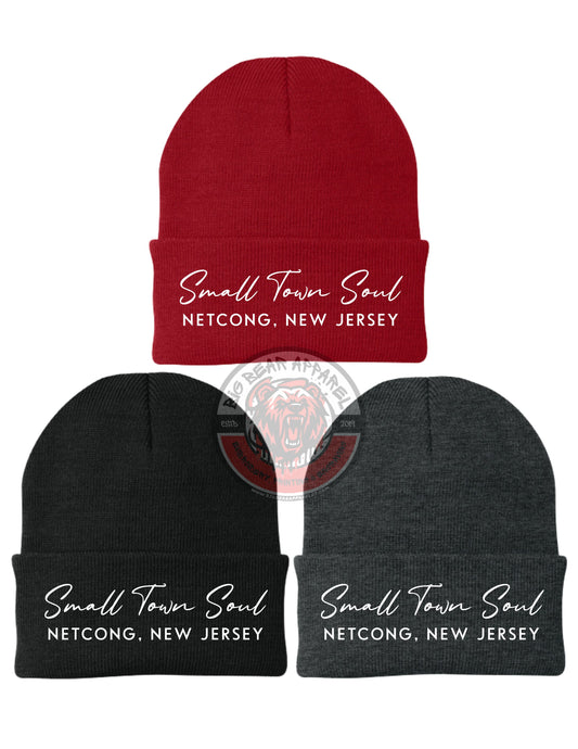 Small Town Soul Embroidered Beanie