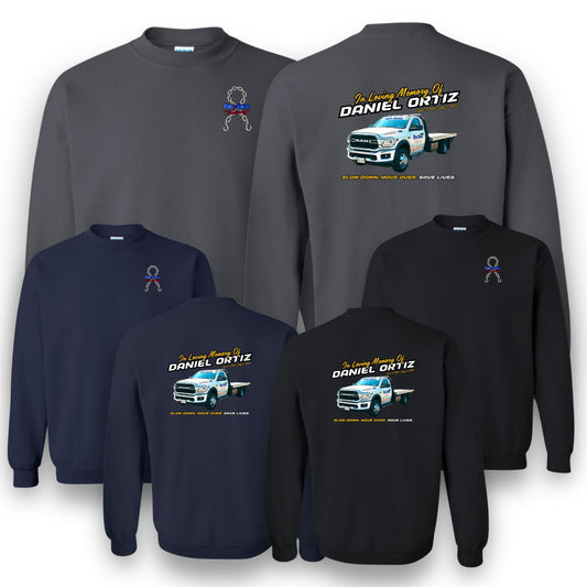 Truck 46 Memorial Crewneck Sweatshirt - DJ Ortiz