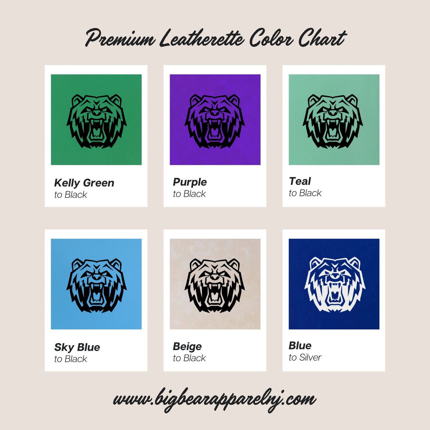 Leatherette Blood Type Patch - Hook & Loop