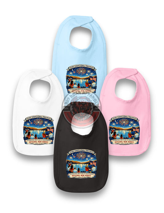 Stars, Stripes & Small Town Nights Infant Bib