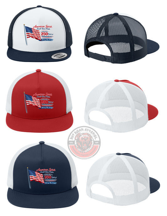 American Spirit, Small Town Pride 5-Panel Mesh Back Trucker Cap