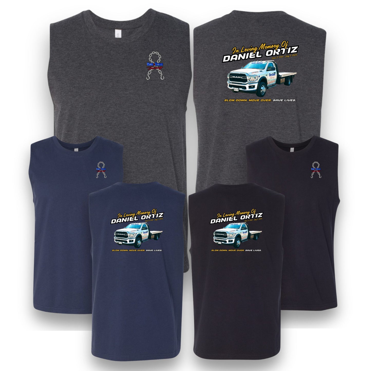 Truck 46 Memorial Men's Muscle Tank Top - DJ Ortiz