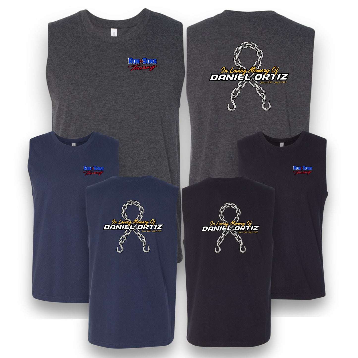 Tow Chain Memorial Men's Muscle Tank Top - DJ Ortiz