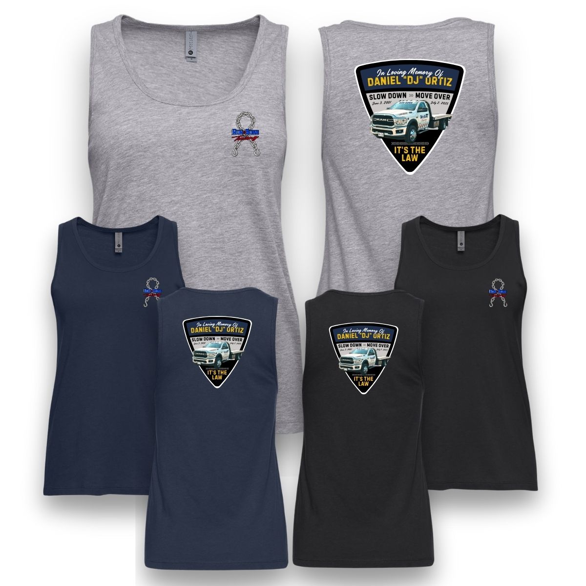 Slow Down, Move Over Memorial Women's Tank Top - DJ Ortiz