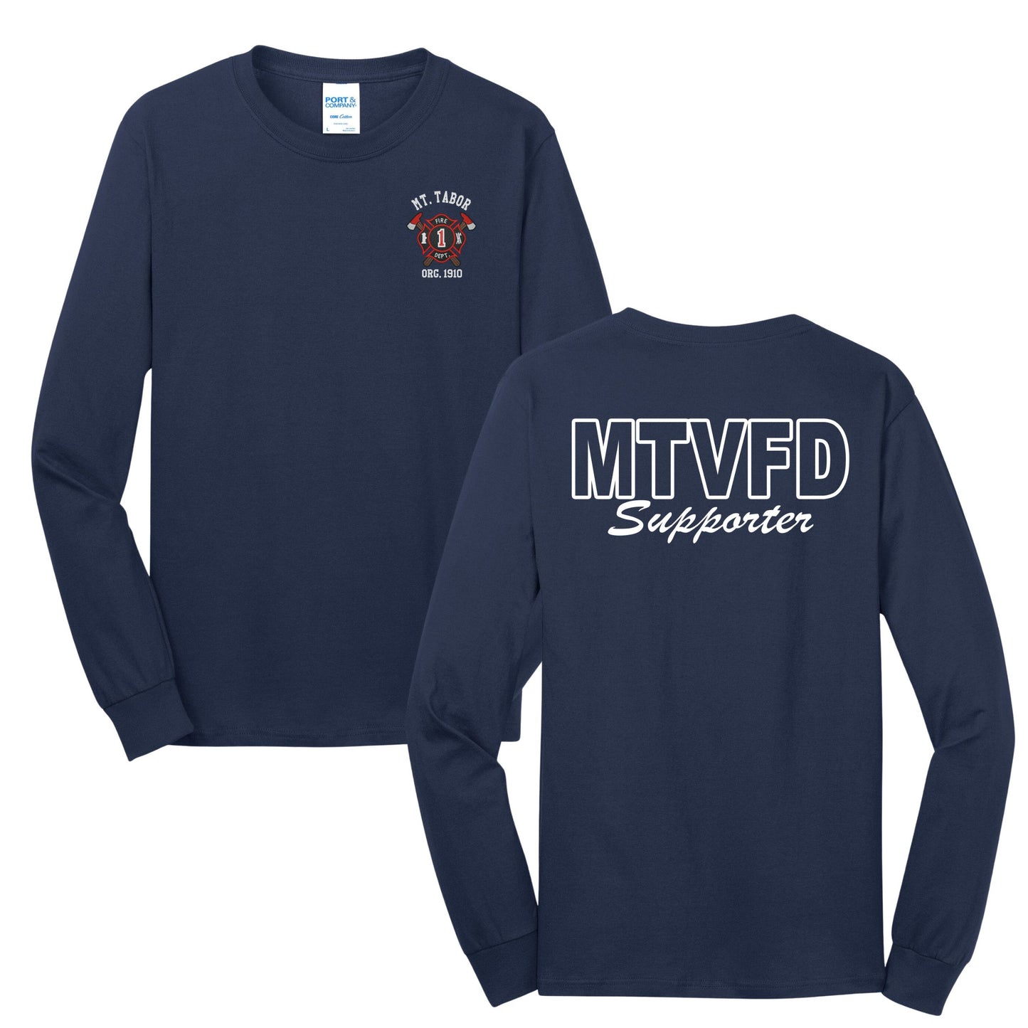 MTVFD Supporter Long Sleeve T-Shirt