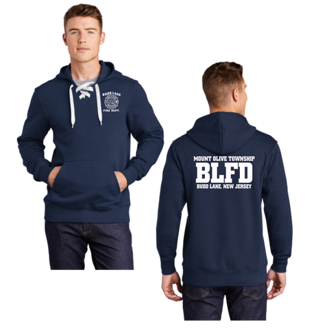 BLFD Lace Up Hooded Sweatshirt