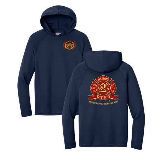 Mt. Hope Fire Cooling Performance Long Sleeve Hooded Tee