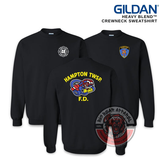Hampton Fire Old School Crewneck Sweatshirt
