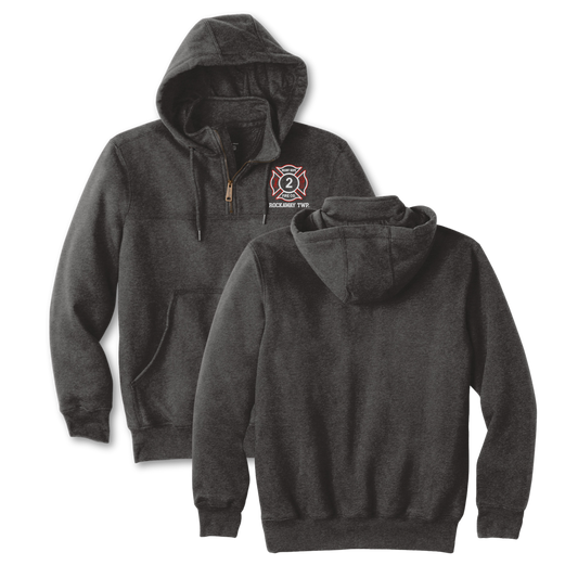 Mt. Hope Fire Carhartt® Rain Defender® Paxton Heavyweight Hooded Zip Mock Sweatshirt (Embroidered)