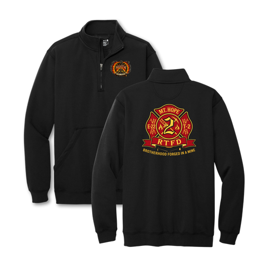 Mt. Hope Fire Carhartt® Midweight 1/4-Zip Mock Neck Sweatshirt