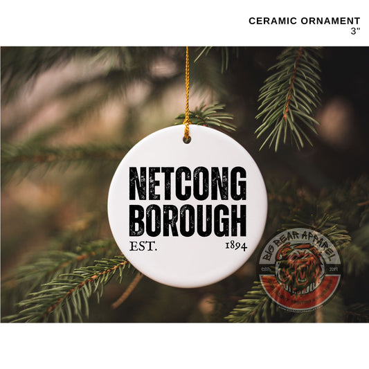 Netcong Borough Est. 1894 Ceramic Ornament
