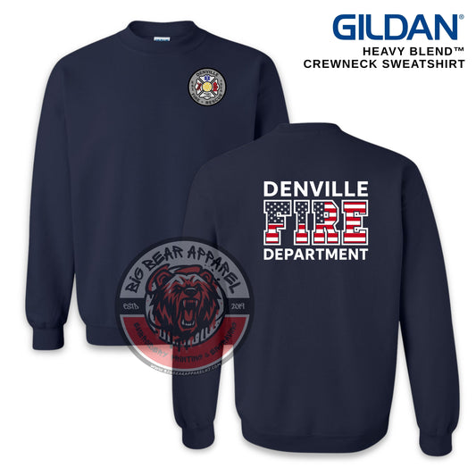 Denville Fire Crewneck Sweatshirt