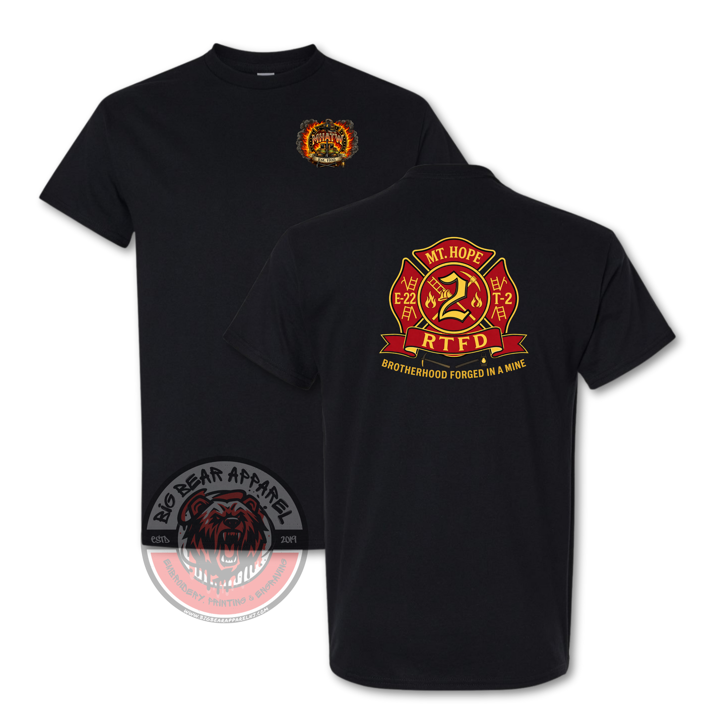 Mt. Hope Fire Short Sleeve T-Shirt