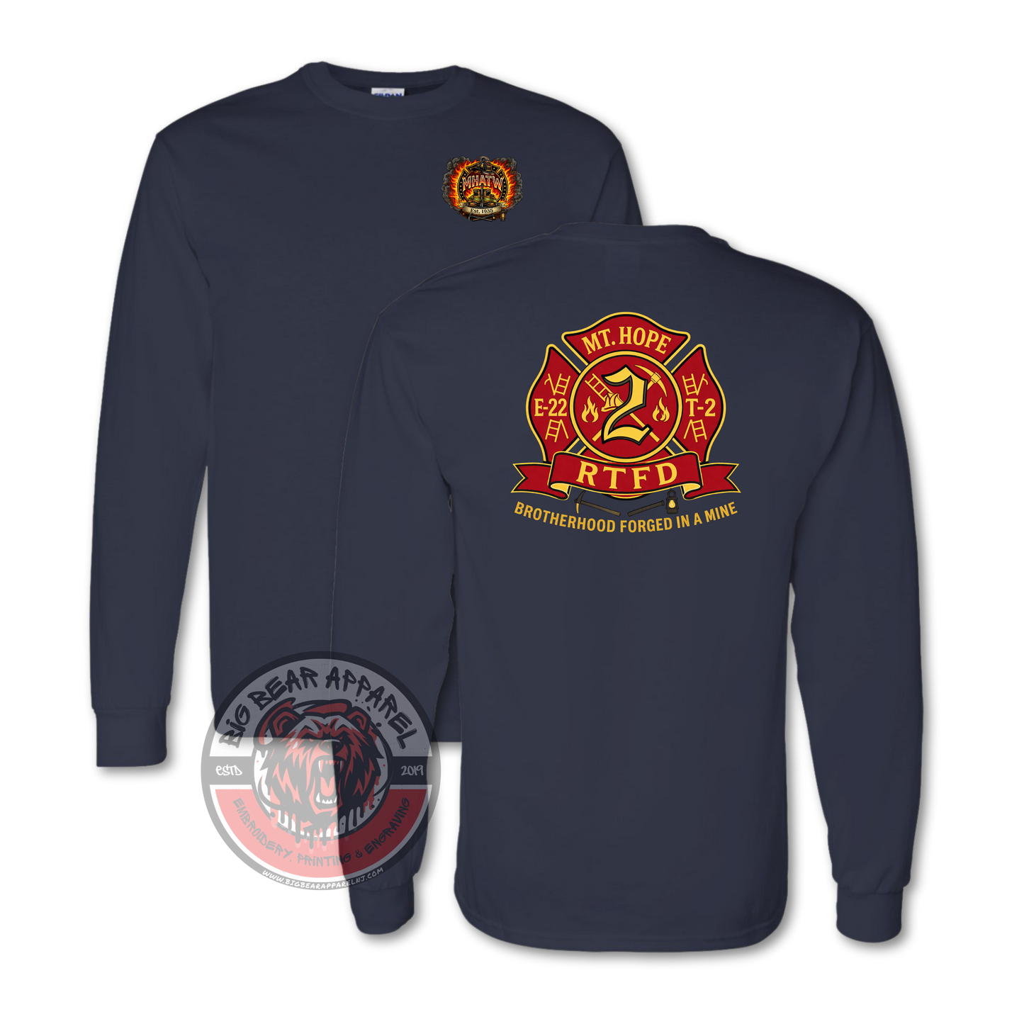 Mt. Hope Fire Long Sleeve T-Shirt