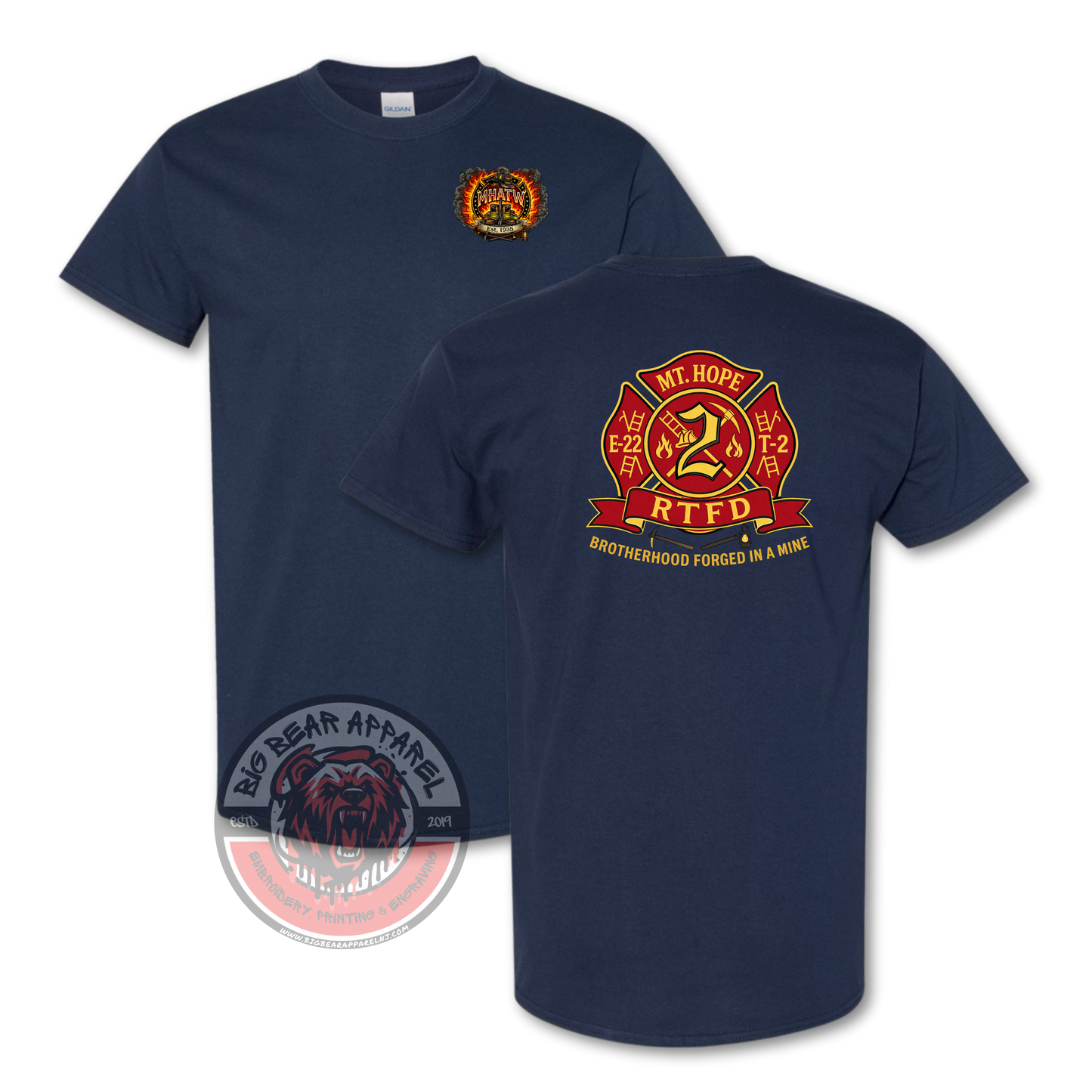 Mt. Hope Fire Short Sleeve T-Shirt