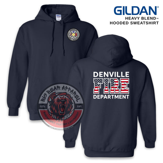Denville Fire Hooded Sweatshirt