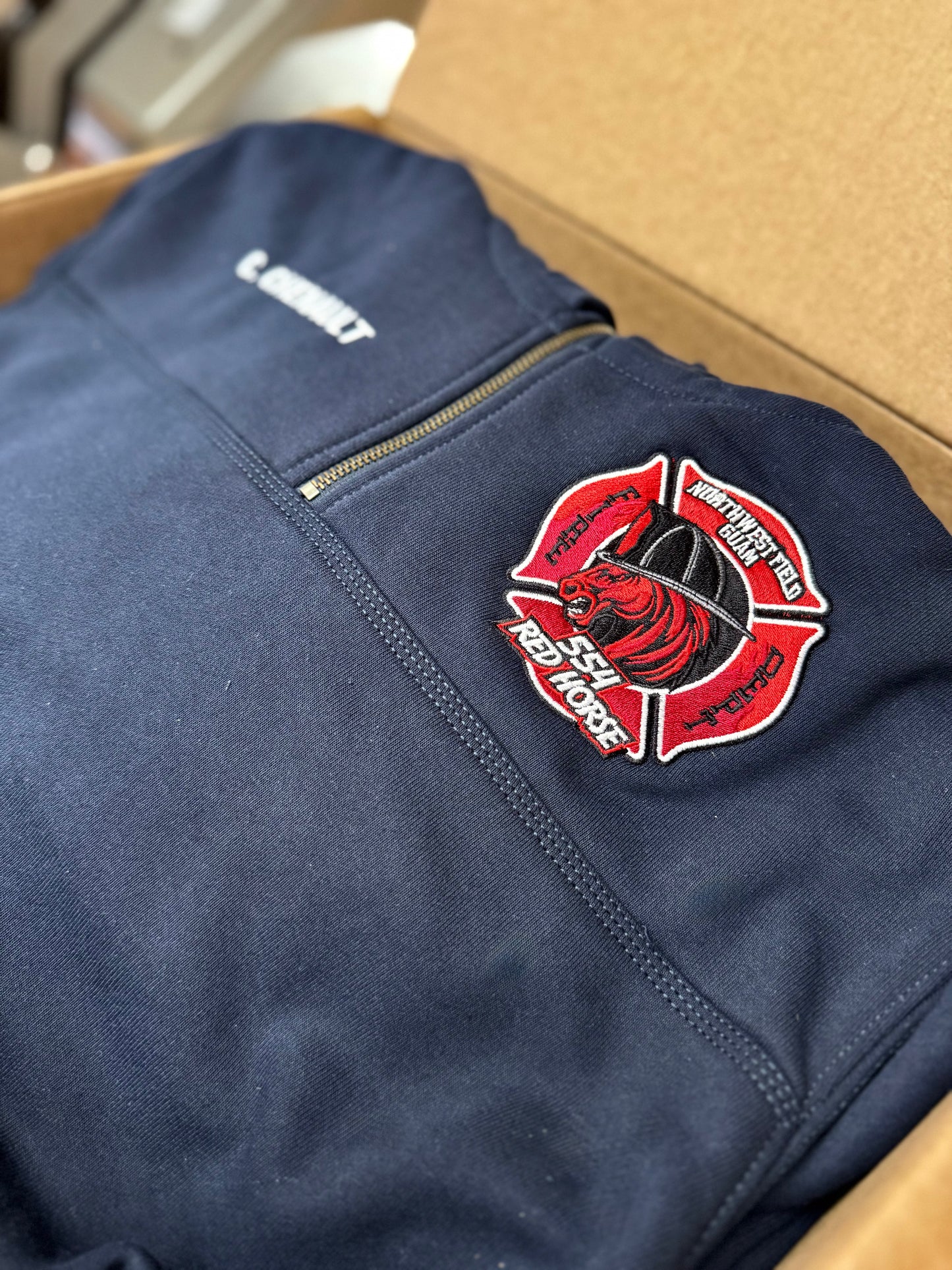 Custom Carhartt Hooded 1/4 Zip