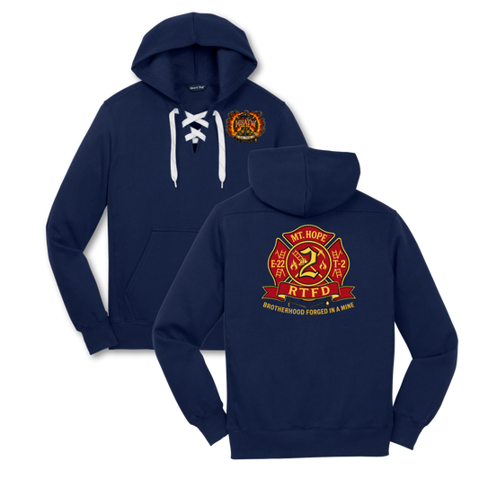 Mt. Hope Fire Lace Up Hooded Sweatshirt