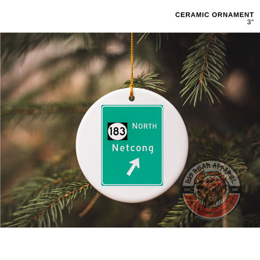 Route 183 Ceramic Ornament