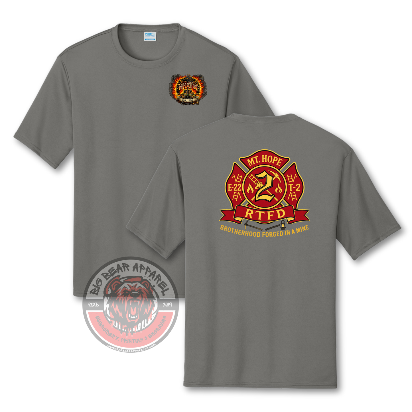 Mt. Hope Fire Short Sleeve Performance T-Shirt