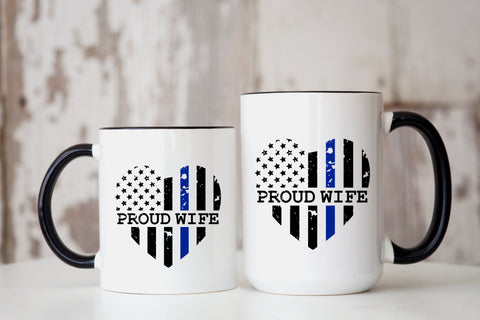 Proud Police Wife Mug